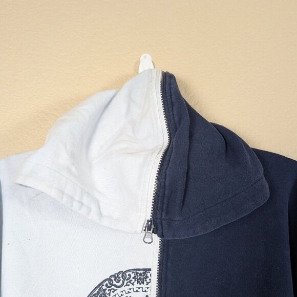 Microsoft Yin and Yang Zip up Hoodie Navy White Unisex US L Promotional - Picture 6 of 14